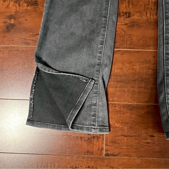 MADEWELL Denim Roadtripper Skinny Flare Black Jeans High Rise Size 23 - Picture 10 of 13